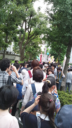 2014年７月１日官邸前抗議行動