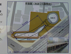 、練馬区の石神井川取水施設工事現場を視察