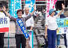 暑さも、演説も、ヒートアップ IN赤羽駅東口