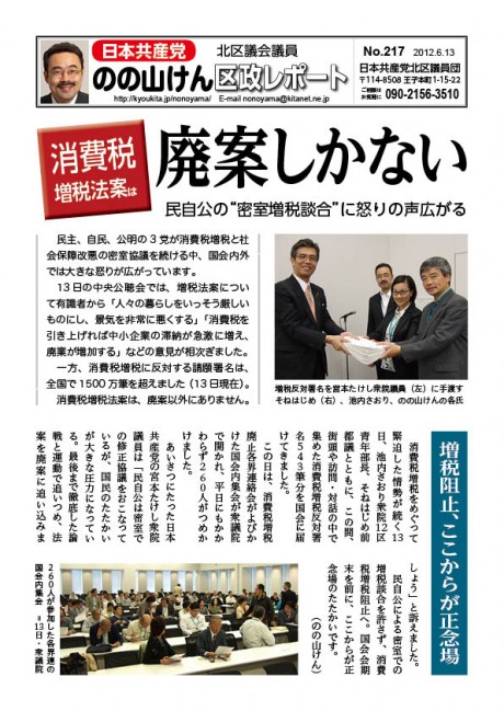 区政レポートNo.217表
