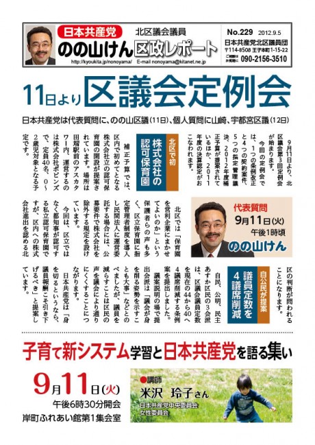 区政レポートNo.229表